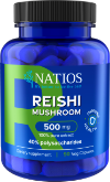 NATIOS Reishi Extract, 500 mg, 40 polysaccharides, 90 veganských kapslí